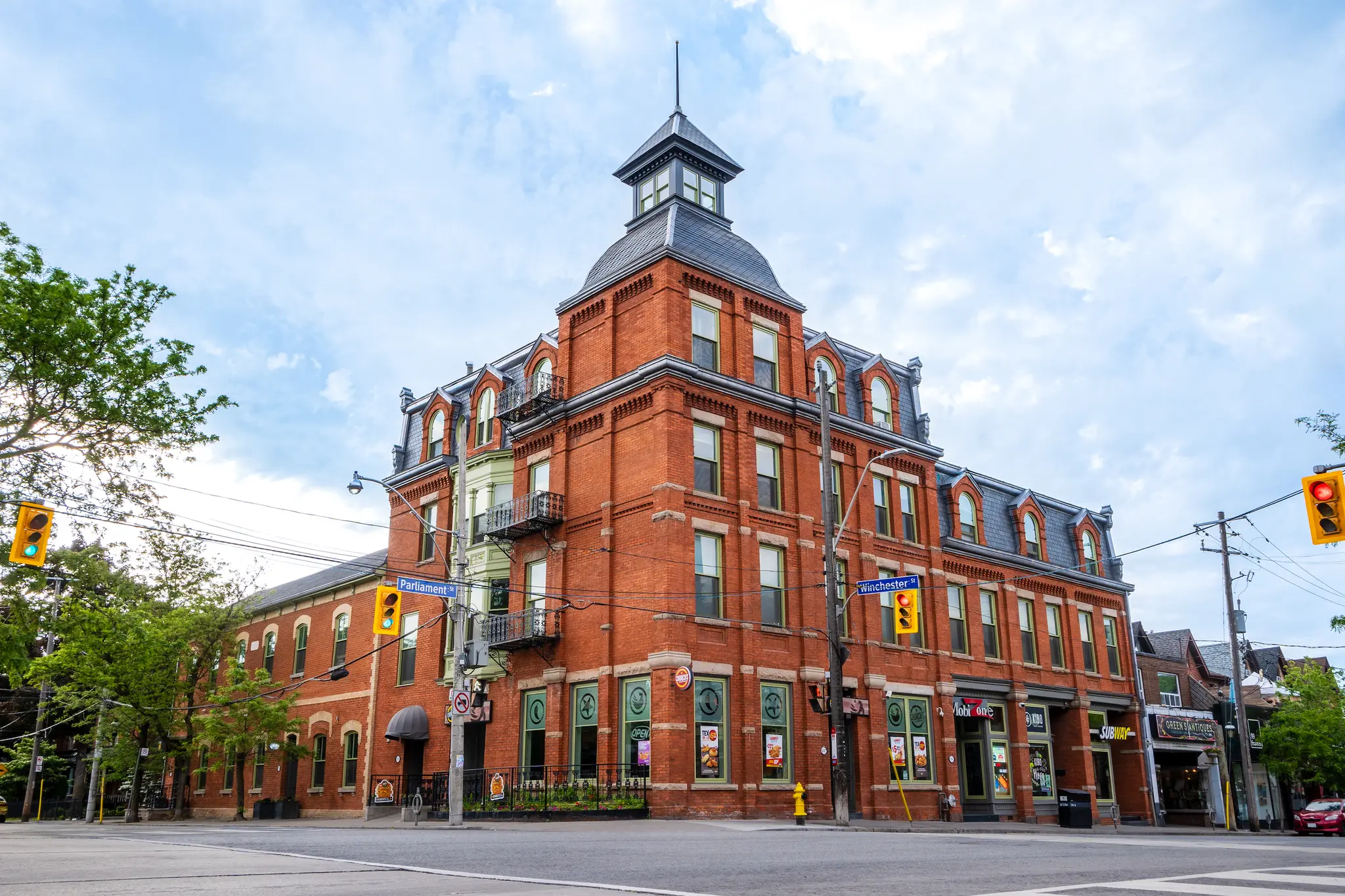 Victorian row houses in Cabbagetown, Toronto — Clean Papi service area